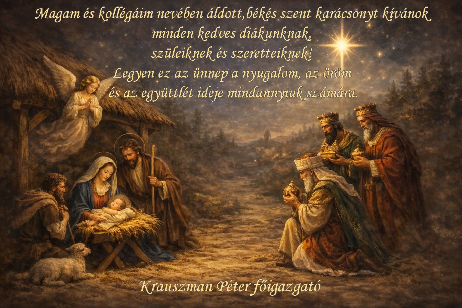 Karácsonyi üdvözlés