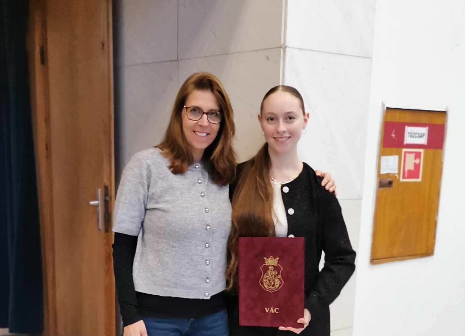 Vác Város Kiváló Diákja – Galántai Jázmin Lucia