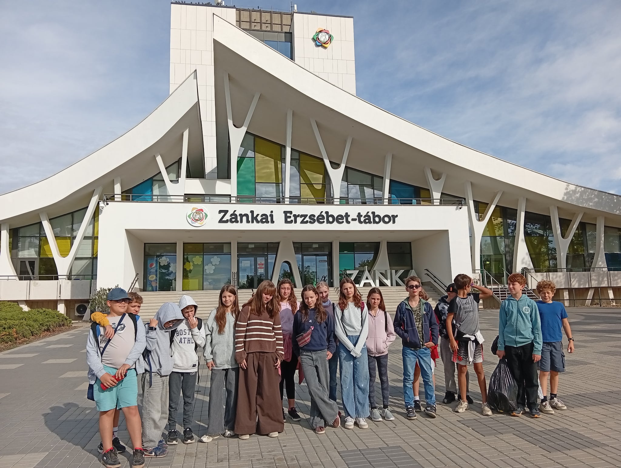 A 6.z osztály a Zánkai Erzsébet Táborban
